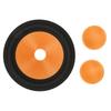 2PCS Orange Paper Speaker Cone 1 Inch Bore & 6 Inch Outer Dia Drum Paper  Speaker Repair