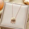 Exquisite 18K Gold-Plated Titanium Steel Necklace - Women's Clavicle Chain Jewelry, Fade-Resistant