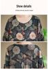 Spring 2026 New Style Plus Size Printed Long-Sleeved Dress with Round Neck