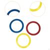 3Pcs Juggling Rings,Throwing Rings,Hand Skills for Acrobatic,Acrobatic Troupe Props,Toss
