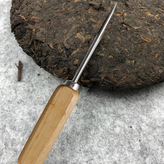 Ice Picks Stainless Steel Ice Cone with Wooden Handle Manual Ice Modeler Ice Crusher Tool for Ice Sculptures Mixing And Chiseling