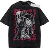 Fire Force Anime Lover Unisex Washed Tshirt NewModel High Quality Personality Clothes Plus Size Year Round Clothing Breathable