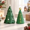 2 Pieces Resin Christmas Tree Tabletop Ornament Indoor