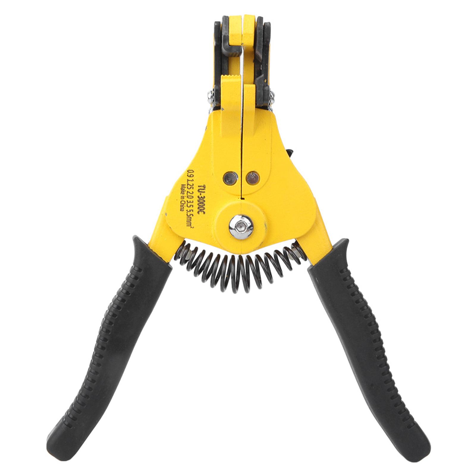 

Automatic Wire Stripper Pliers Electricians Cable Stripping Tool 0.9 1.25 2.0 3.5 5.5mm