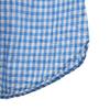 FAIRFAX Linen Blend Check Pattern Long sleeve shirt 36 Blue x white Men's Used
