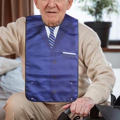 Dospělý bryndáček na jídlo vzor oblečení chránič Unisex Starší ženy Muži Senioři