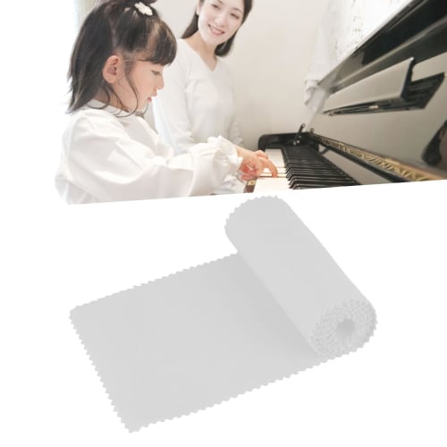 Piano Keyboard Dust Cover, 88-Key, Easy-to-Use Piano Key Cover Cloth (Gray)
