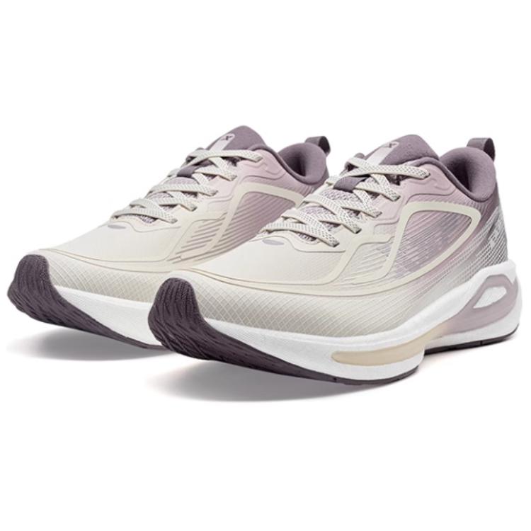 Tebu Xing Yao Fashion Simple Shock Absorption Non-Slip Low-Top Casual Running Shoes Women sneaker Gray Purple 976418110071