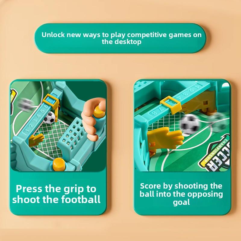 Football Table Party Games Mini Tabletop Interactive Game Soccer Competition Sports Fun Games Desktop Catapult Toys for Family