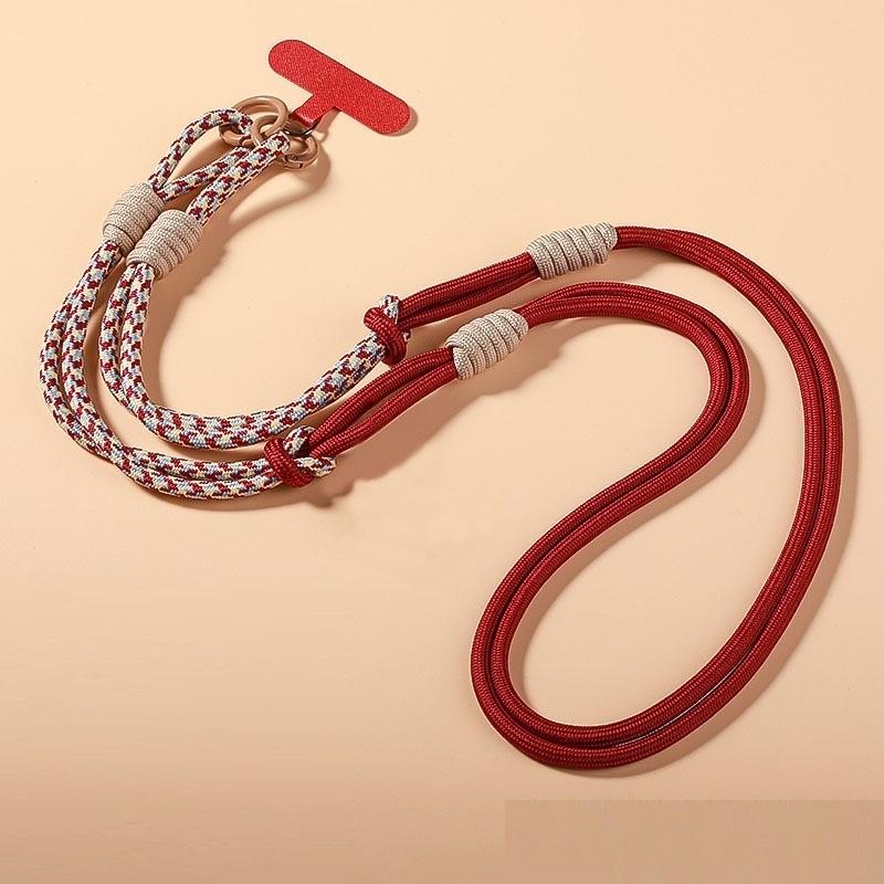 Multifunctioneel Verstelbaar Mobiele Telefoon Lanyard Telefoon Lanyard Strap Crossbody Nylon Telefoon Laniere Handy Trageband SJGS08