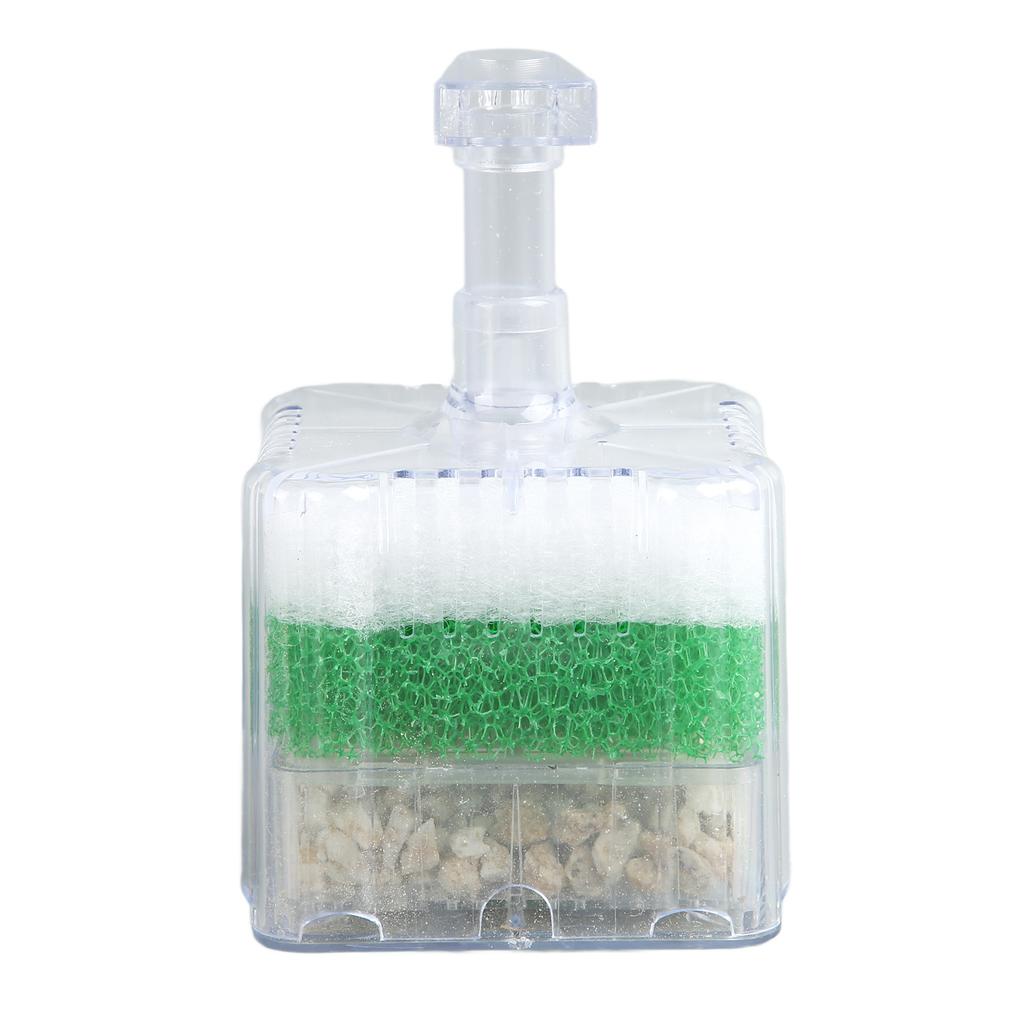 Aquarium Sponge Air Driven Filter Mini Multi Layer Filtration Fish Tank Biochemical Sponge Filter