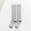 1 Pair Women's Socks Autumn Winter Fashion Long Socks Preppy Style Knee Socks Solid Color High Elastic