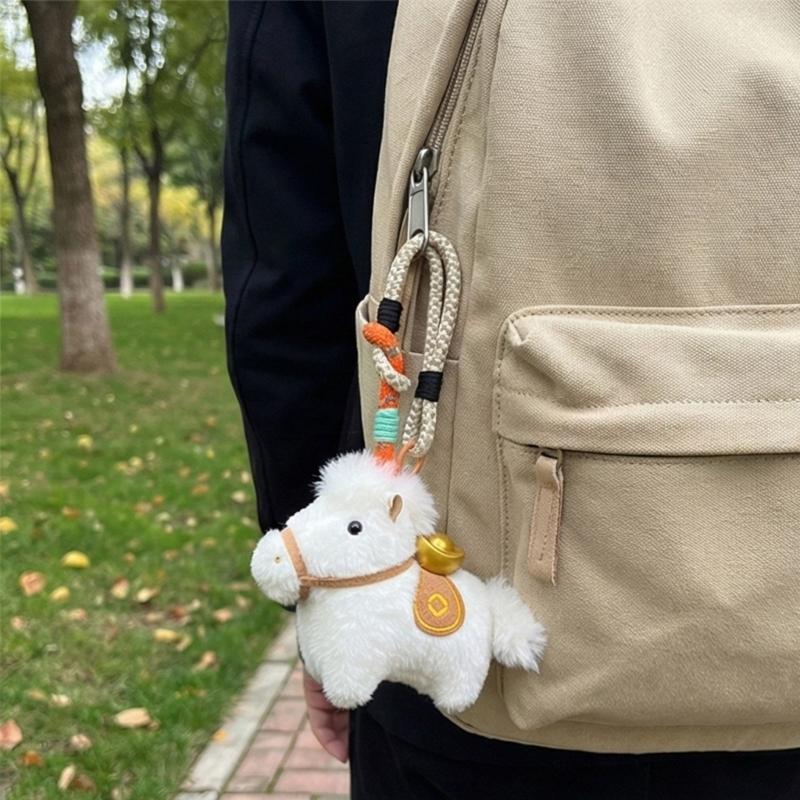 Unisex Soft Plush Animal Keychain for Men Women Children Backpack Charm Gift Stylish Handbag Decoration