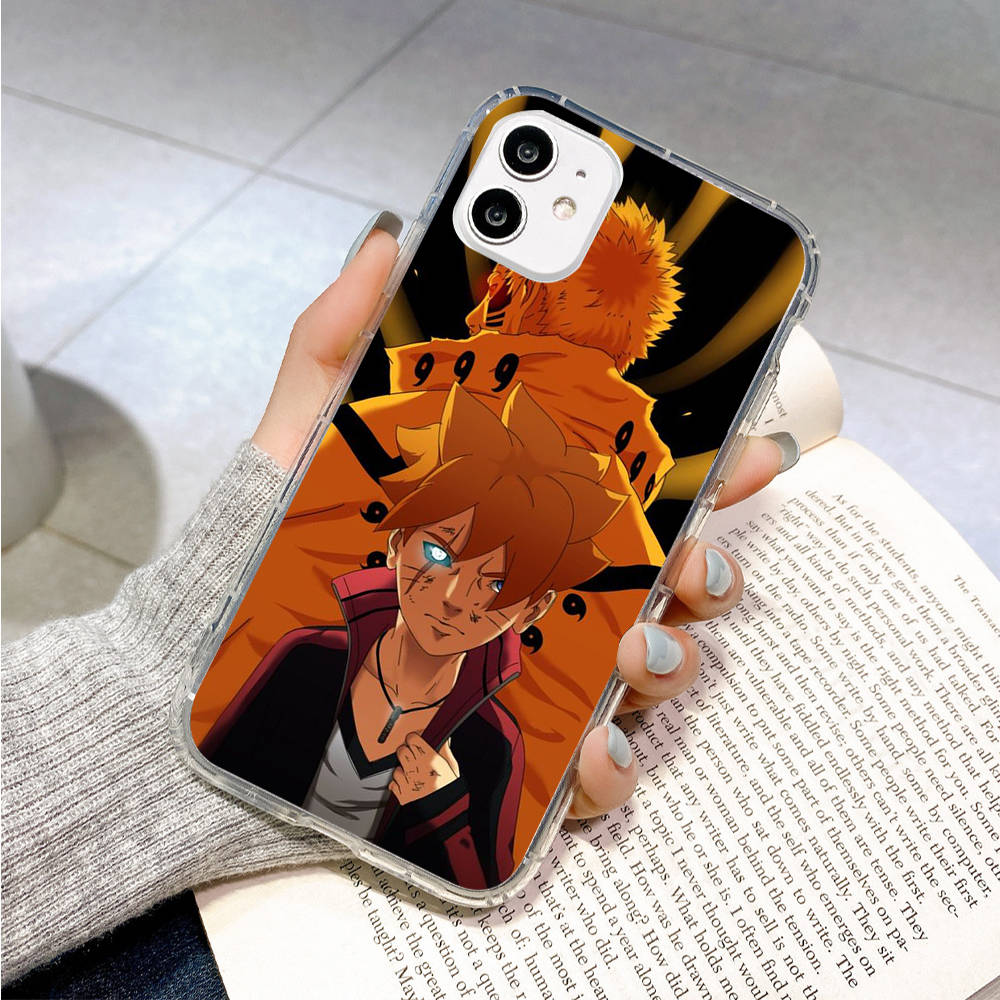 Case for Samsung A04 A14 A23 A34 A54 M23 M33 M52 M53 Realme 10 9 C30S C35 C55 VIVO Y02S Y21 Y51 X80 Pro Transparent Cover WI80 Boruto Anime