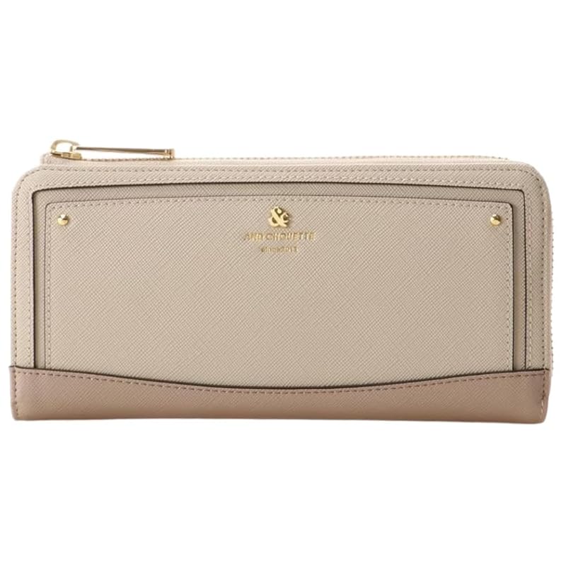 

[GrandslamEX] Andschouette chouette icon L zipper long wallet simple logo long wallet wallet ladies woman cute Fashionable gift Samantha and Schuette