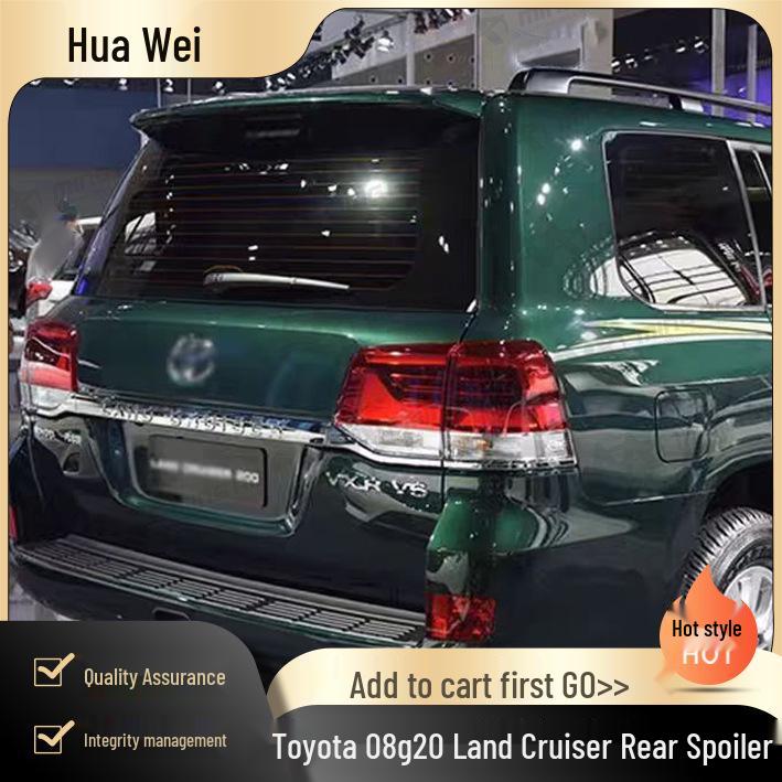 Rear Spoiler for 2008-2020 Toyota Land Cruiser - No Damage or Drilling Required