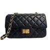 New big mini chain bag classic rhombus square fat leather versatile mini shoulder messenger women's bag