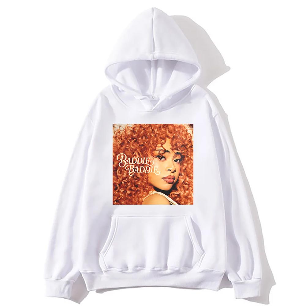 Ice Spice Baddie Baddie Pullover Mode Harajuku Ästhetische Hoodies Damen Herren Hip Hop mit Kapuze Streetwear Grafik Kleidung