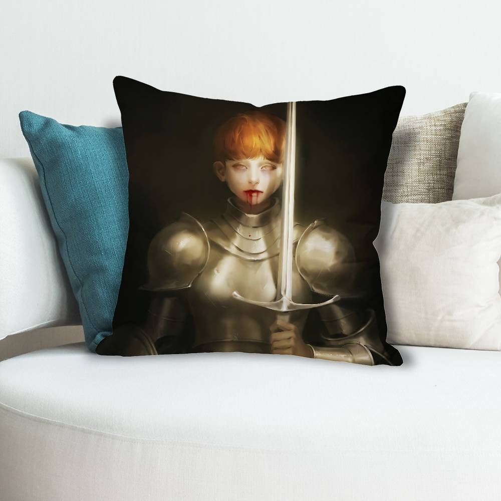 Game FFear And HHunger Anime Celebrity Merchandise AllMatch Printed Pillow Case Sofa Car Office Room Decoration Protector