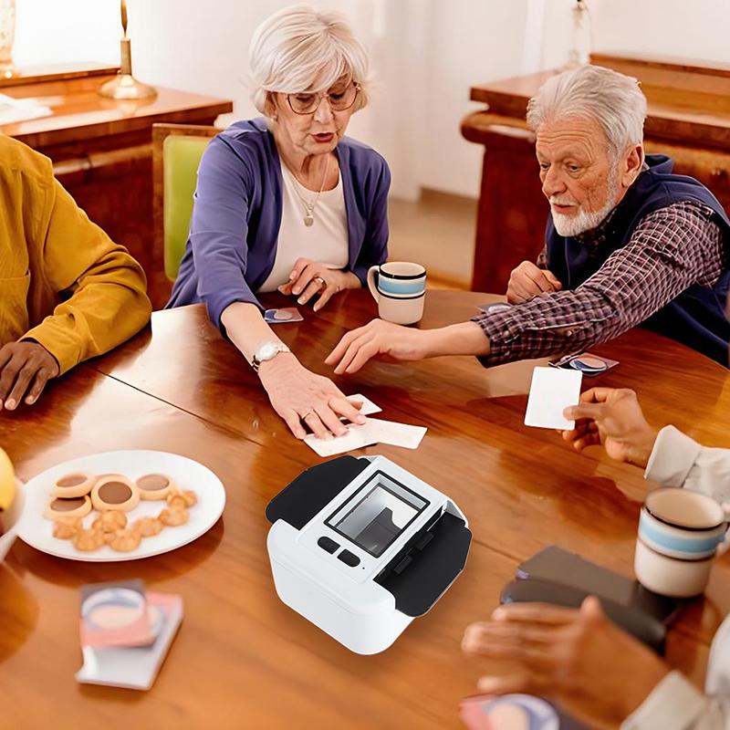 Automatic Card Shuffler For 1-2 Decks, Rechargeable 2000Mah Battery, Low Noise Electric Shuffling Machine For Uno