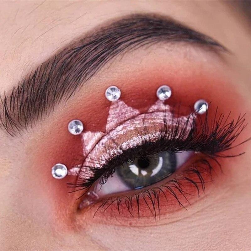 Rhinestones Face Jewels Diamond Eyes Makeup Art Eyeliner Glitter Face Jewelry Stickers Temporary Tattoo Party Body Makeup Tools