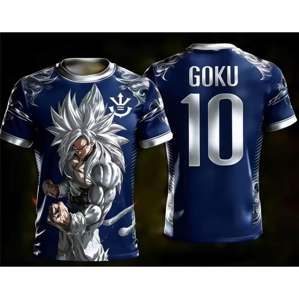 2026 New Adult Men's 3D Printed Jersey T-Shirt Kids Anime T-Shirt Special Football Jersey