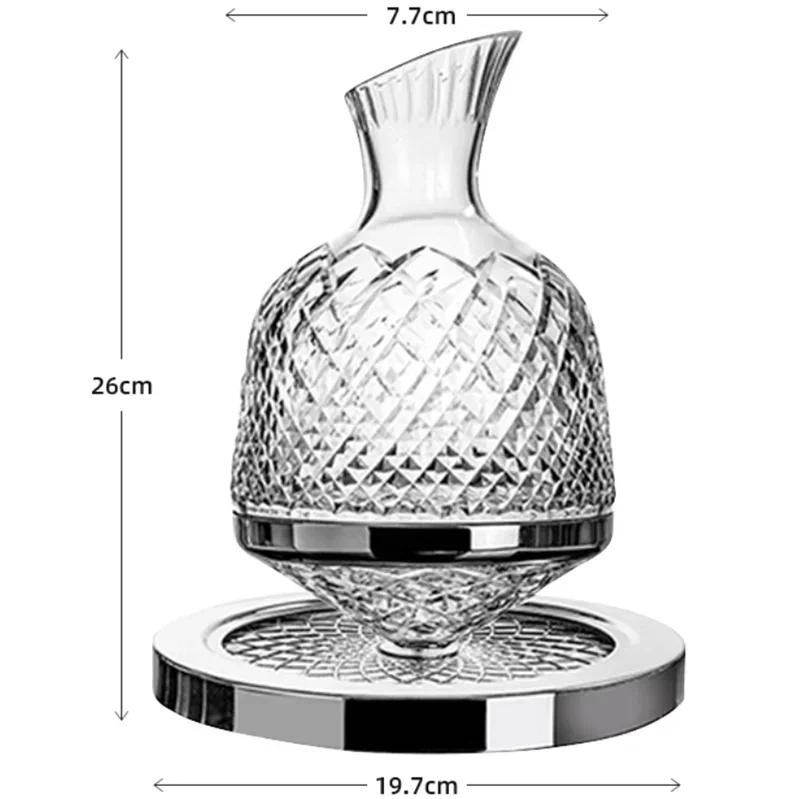 Diamond Crystal Wine Glass Set, Grape Decanter, Family Gathering Party Drinking Utensils, Champagne Glasses, Wine Accessories