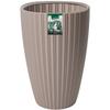 Flower Pot - GARDEN ID - Fancy - 40 X 58 Cm - For Garden, Balconies or Interiors - Taupe