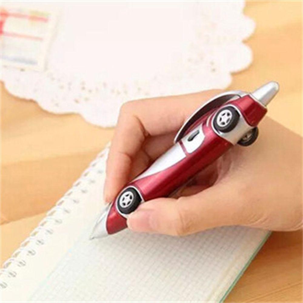 Toy Refill Ball Pen Stationery Child Gift Drawing Toys Racing Car Pen Car Shape Pen Ballpoint Pen