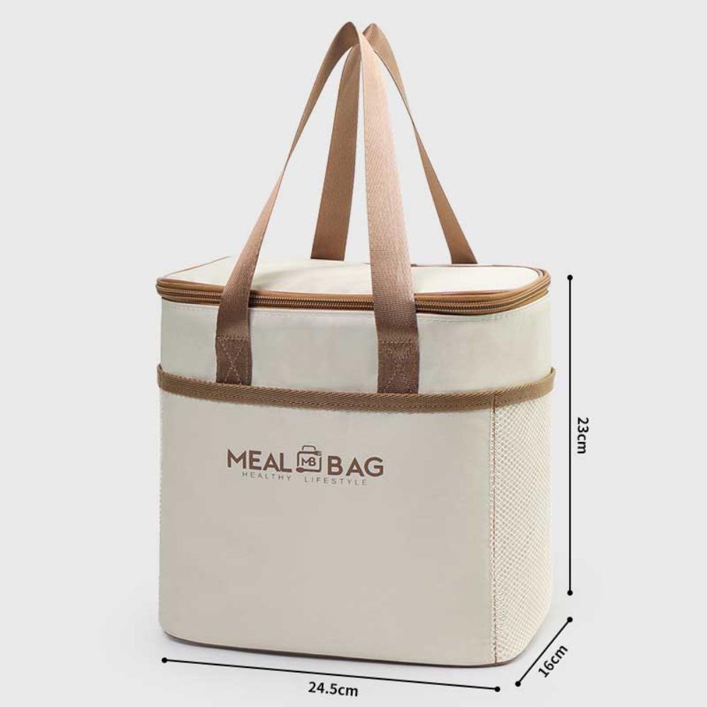New Aluminum Foil Lunch Box Storage Bag Thickened Insulated Food Thermal Bag Oxford Waterproof Lunch Bag Women