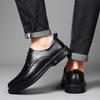 Fashion 2024 New Brand Men Dress Oxfords Shoes All-match Male Wedding Shoes Genuine Leather Men Business Footwear Men's Lace-Up Flats
