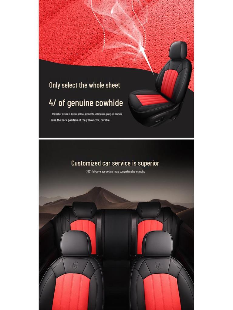 Strapazierfähiges Ganzjahres-Ledersitzkissen für Buick Verano - 5-Sitzer, Vollumfassendes Design