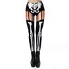 Halloween 3D Skull Print Pants Halloween 3D Skull Print Ankle Tight Leggings