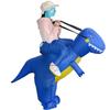 MUXIU Halloween Dinosaur Cosplay and Inflatable One Size Fits 4 Colors Available Costume, Green, Red, Orange, Blue, Costume, Fun, Pranks, Popular,