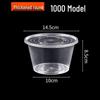 Yinmai Disposable Round Food Containers with Lids