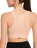 Yvette Sports High Open Integrated High Plus Pink Women's Bra, Support, Front, Mesh, Moisture-Wicking, Quick-Drying, Cup, Wireless, Sides, Sizes,