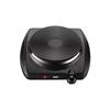 Réchaud Plaque Électrique - EDM - 1400W - Noir - Thermostat Réglable - Ø 18.5 Cm
