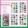 Soft Cat Collection: Transparent Waterproof PET Stickers for Girls' DIY Scrapbooking & Diary - Cute Pet Designs