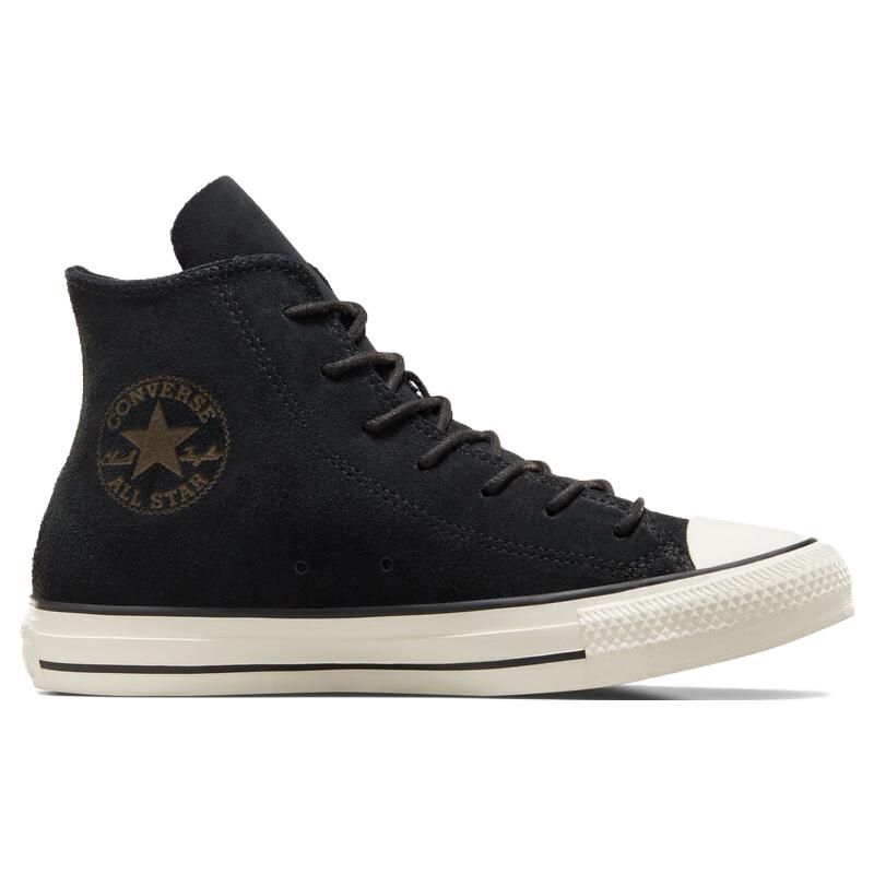 Converse Chuck Taylor All Star High Mono Suede - Black Women Sneakers Egret A04637C