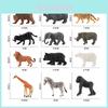 Kids Pvc Wildlife Animal Models Collection With Realistic Static Figures For Toys