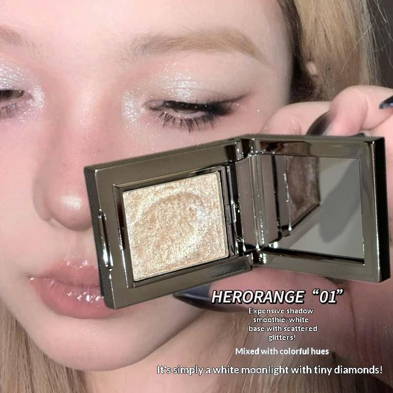 

Light Luxury and Precious Shadow Single Eyeshadow Pearlescent Flash Chameleon Broken Diamond Brightening Mashed Potato Eyeshadow Disc