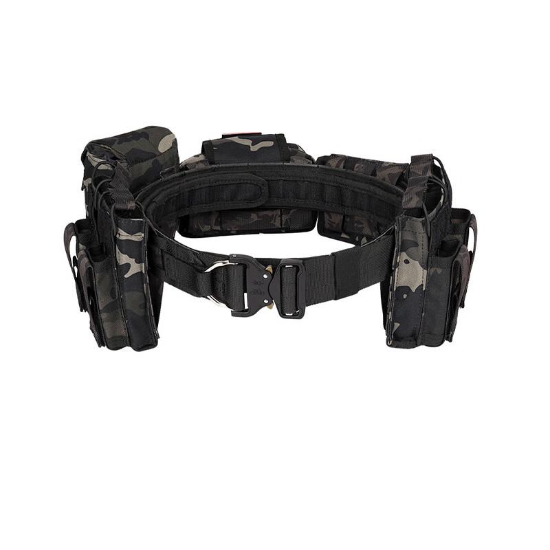 Tactical Quick-Release Adjustable Waist Seal Belt 6-Piece Set