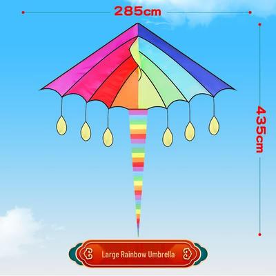 Children's Easy Fly Long-Tail Rainbow Kite