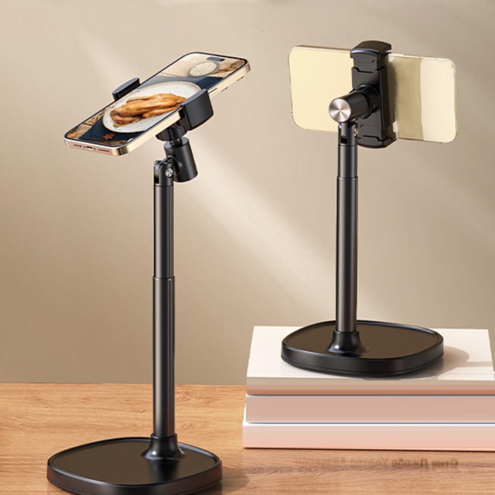 Adjustable Height Telescopic Phone Stand 360° Rotate Mobile Phone Bracket  Phone Accessories