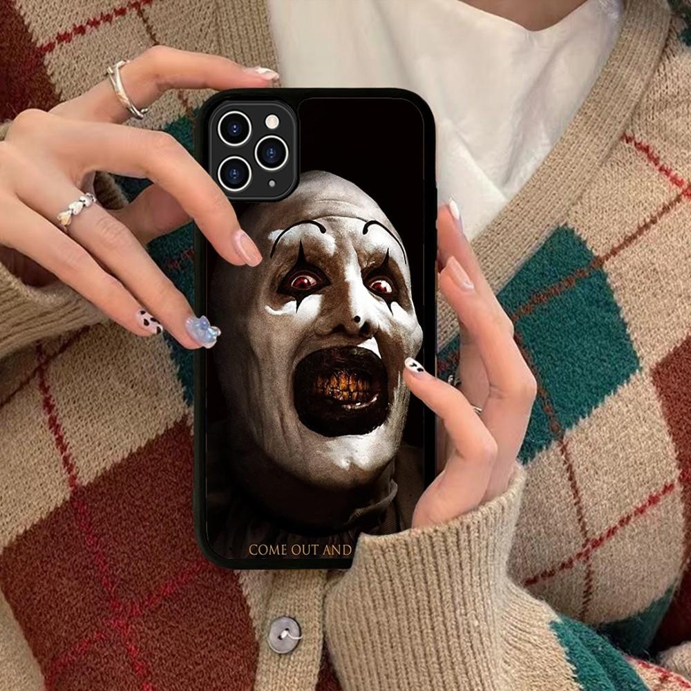 Horror Movie Terrifier Phone Case Silicone PC+TPU For For IPhone 11 12 13 14 15 16 Plus Pro Max Cover