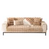 Plush Sofa Cushion Winter Thickened Cushion Non-Slip Leather Sofa Special Cover Cover Cloth