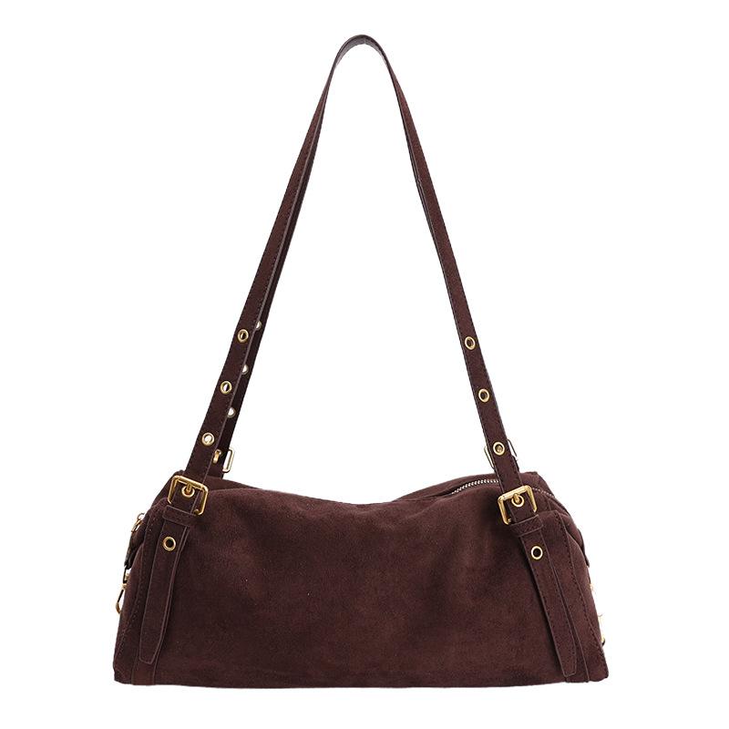 

Autumn and winter lazy wind bag women s 2025 new retro soft leather shoulder armpit bag commuter pillow bag handbag