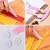 1Pc Kitchen Creative Mold Set Straight Wheel Knife Curved Wheel Knife Baking Cake DIY Fondant Small Wheel Knife Mold