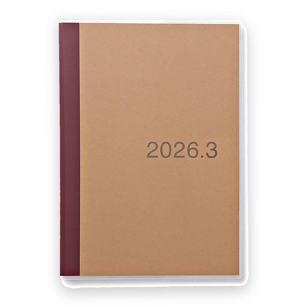 Planner MUJI Monthly Schedule Book 2026 Sunday Start March 2026 Start A5 A6 B5 B6