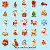 50pcs Christmas stickers, hats, socks, snowflakes, non repeating personalized stickers waterproof ,festival gift Christmas Tree